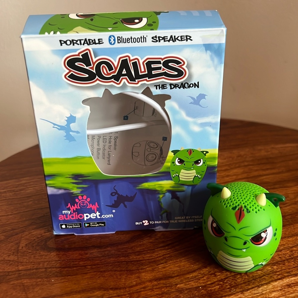 Scales the dragon portable speaker blue tooth